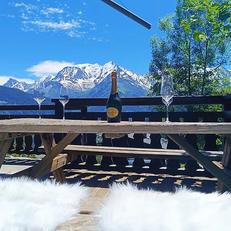 Chalet Le Cairn 10 Pers Vue Mont-blanc & 3 Min Des Pistes